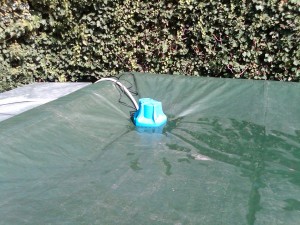Pompa svuotamento teli invernali
