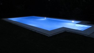 Piscina e led