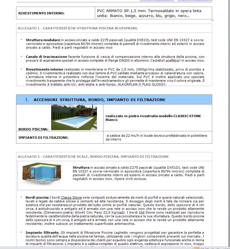 descrizione preventivo