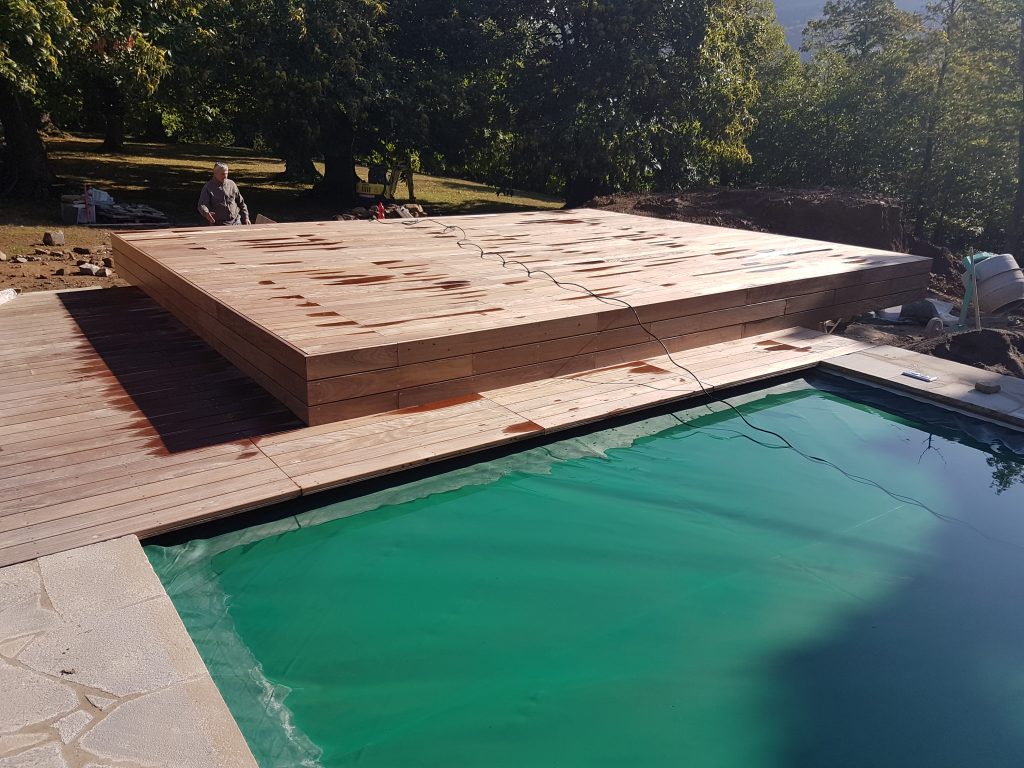 Vano copertura di sicurezza per piscina