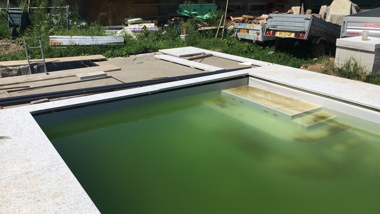 Piscina verde