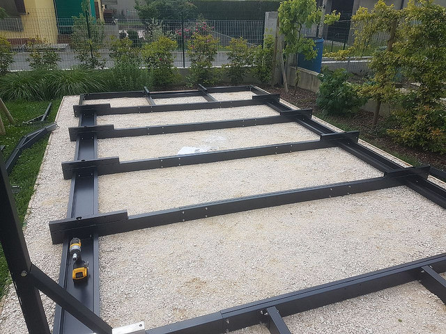 basamento per piscina fuori terra